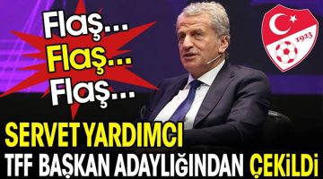Servet Yardımcı Türkiye Futbol Federasyonu Başkan Adaylığından Çekildiğini Açıkladı