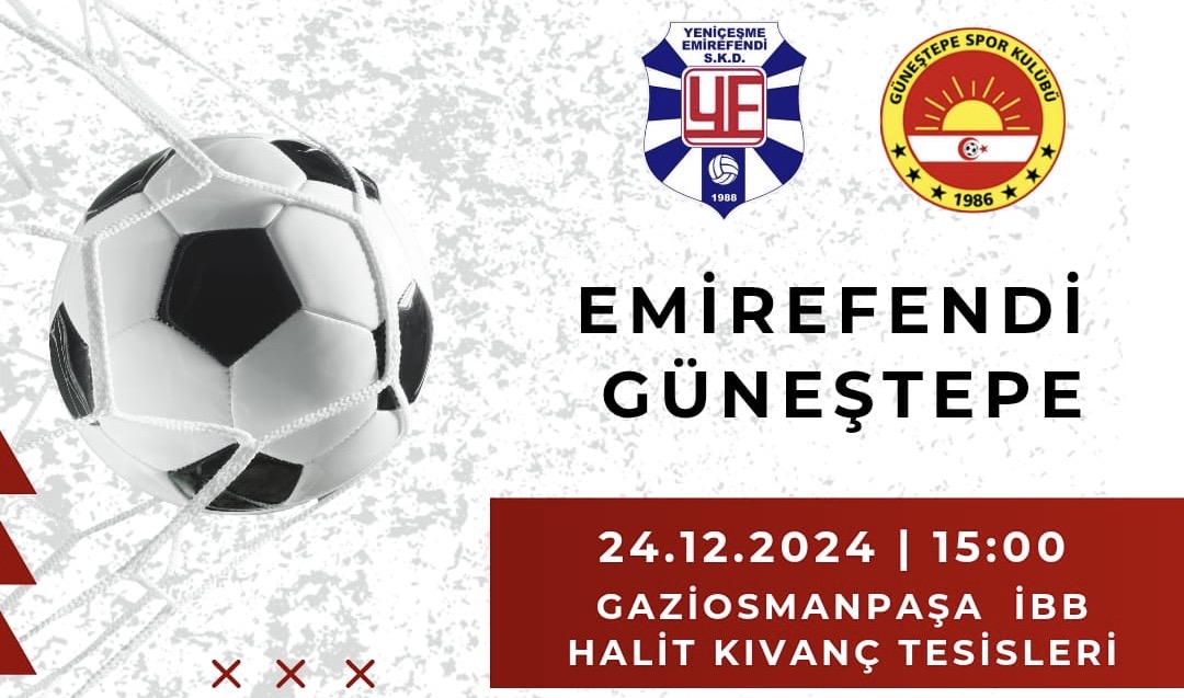Güneştepespor Emirefendispor U-14 İstanbul Şampiyonası Eleme Maçı