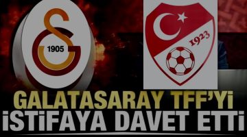Galatasaray Dursun Özbek Başkan TFF Tüm Kurullarıyla İstifa Dedi !