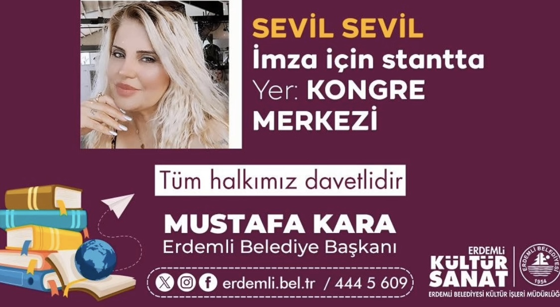 Sevil Sevil’den Mersin’de İmza Günü