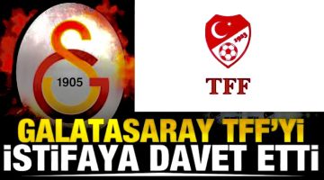 Galatasaray Camiasından TFF’ye İstifa Çağrısı