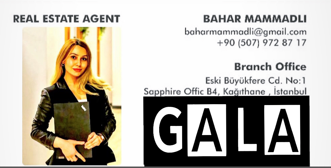 Bahar Mammadlı Gayrimenkul Ofisi Kağıthane Safir Plaza’da