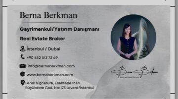 Berna Berkman Dubai Emlak Sektöründe Yaptığı Çalışmalar