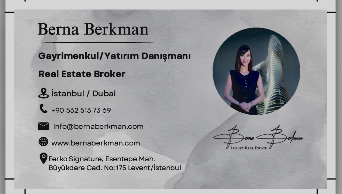 Berna Berkman Dubai Emlak Sektöründe Yaptığı Çalışmalar
