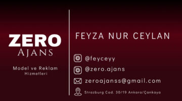 Feyza Nur Ceylan Zero Ajans Model ve Reklam Hizmetleri Şirketi