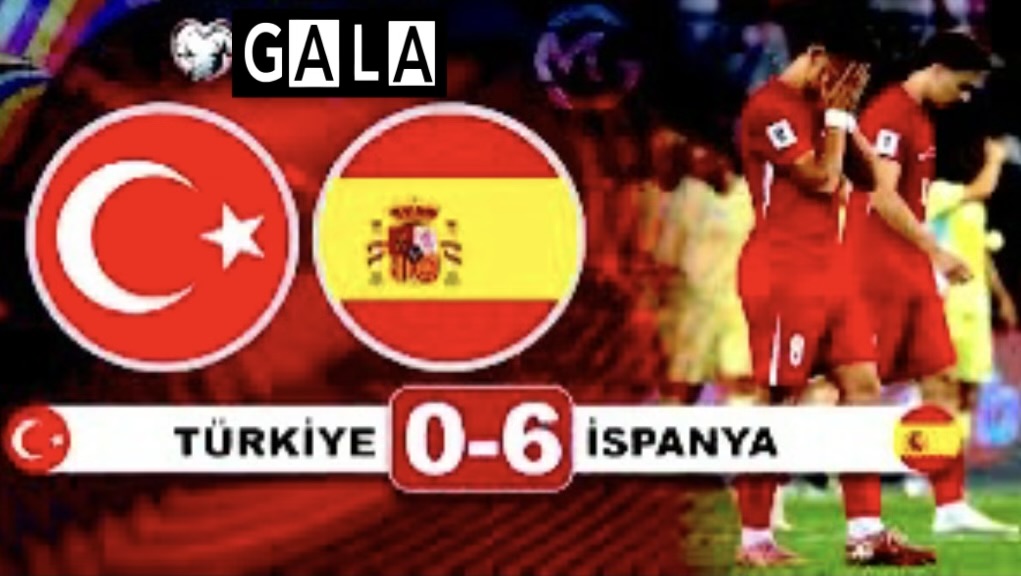 Türkiye İspanya Karşısında Tarihi Skorla 6-0 Yenildi