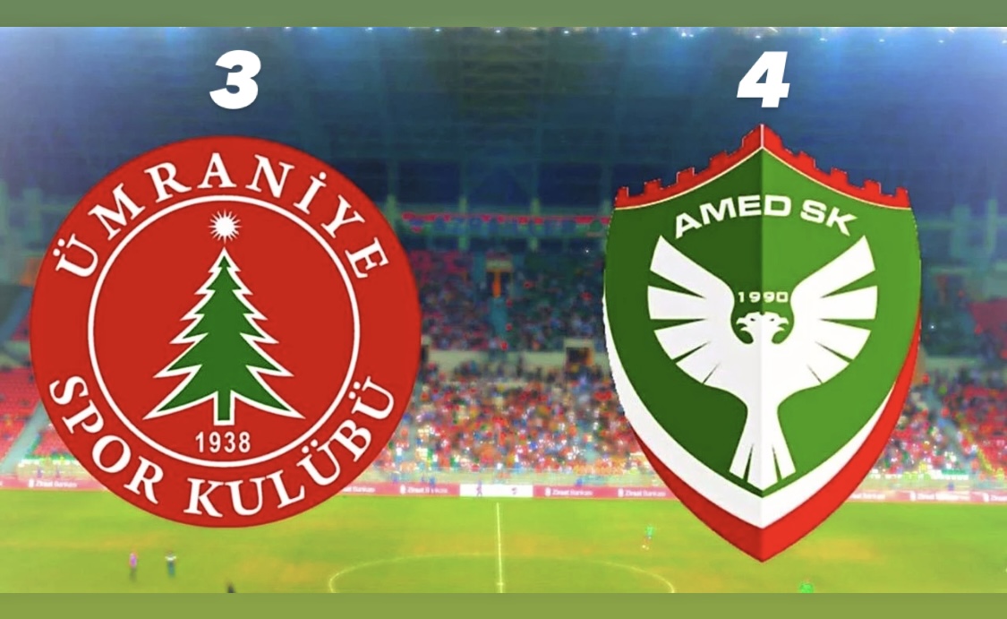 Amedspor Ümraniyespor Deplasmanın’dan Lider Döndü