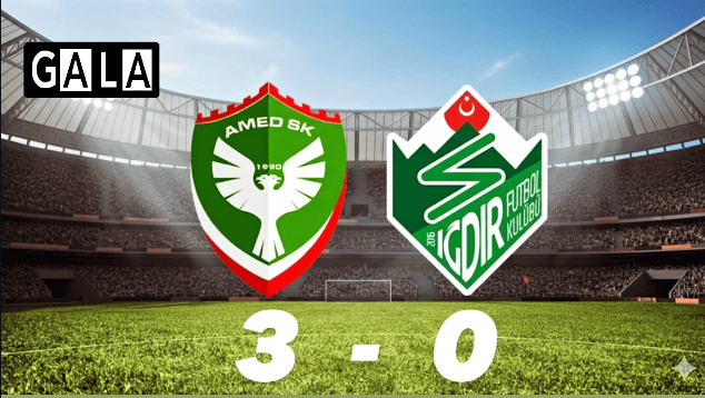 Amedspor Kendi Sahasında Iğdır FK Yenerek Lider Oldu