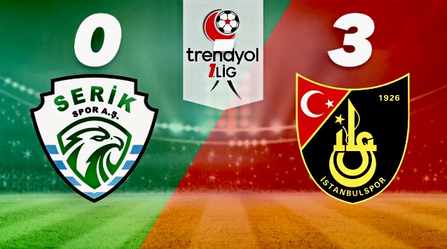 İstanbulspor Serikspor’u 3-0 Yendi