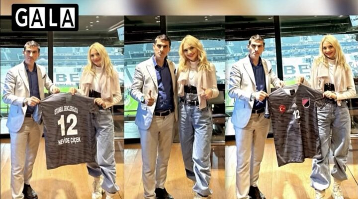 Özgür Subaşı Sunucu Nevide Çiçek’e Forma Hediye Etti