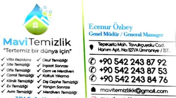 Mavi Temizlik Hizmetleri İstanbul’da