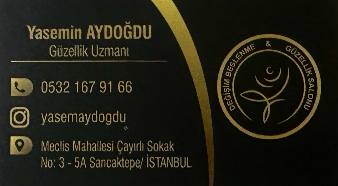 Yasemin Aydoğdu Değişim Beslenme ve Güzellik Salonu Uzman Ekibiyle Sancaktepe’de