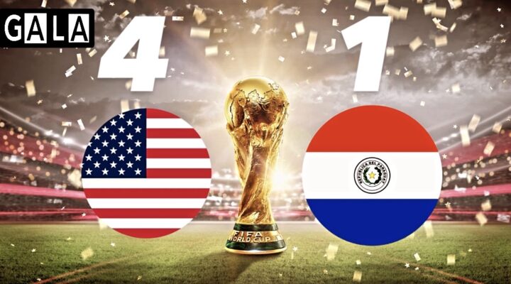 ABD Paraguay’ı Dünya Kupası İlk Maçında 4-1 Mağlup Etti.